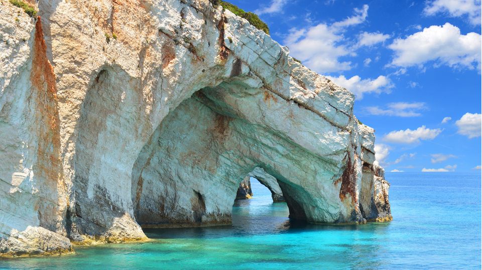 Blaue Grotten von Zakynthos