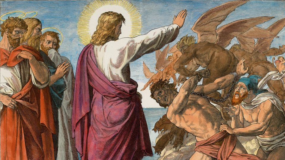 Von Dämonenaustreibungen berichtet auch die Bibel: Im Matthäus-Evangelium etwa ist zu lesen, wie Jesus Dämonen austreibt