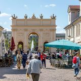 Fußgängerzone Brandenburger Straße in Potsdam