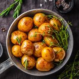 Kartoffeln in der Pfanne