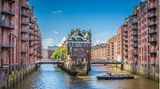 Kanal in der Hamburger Speicherstadt