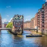 Kanal in der Hamburger Speicherstadt