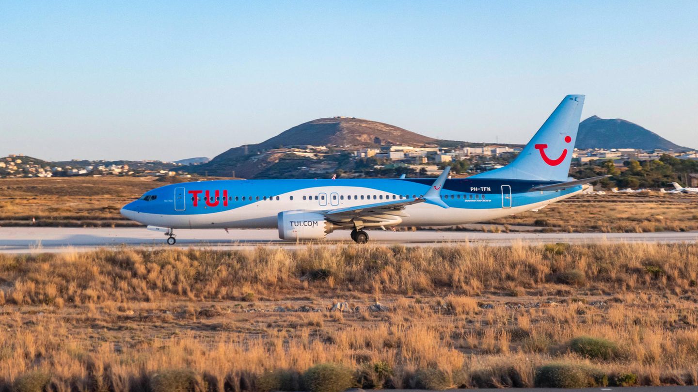 Ein Tui-Flugzeug