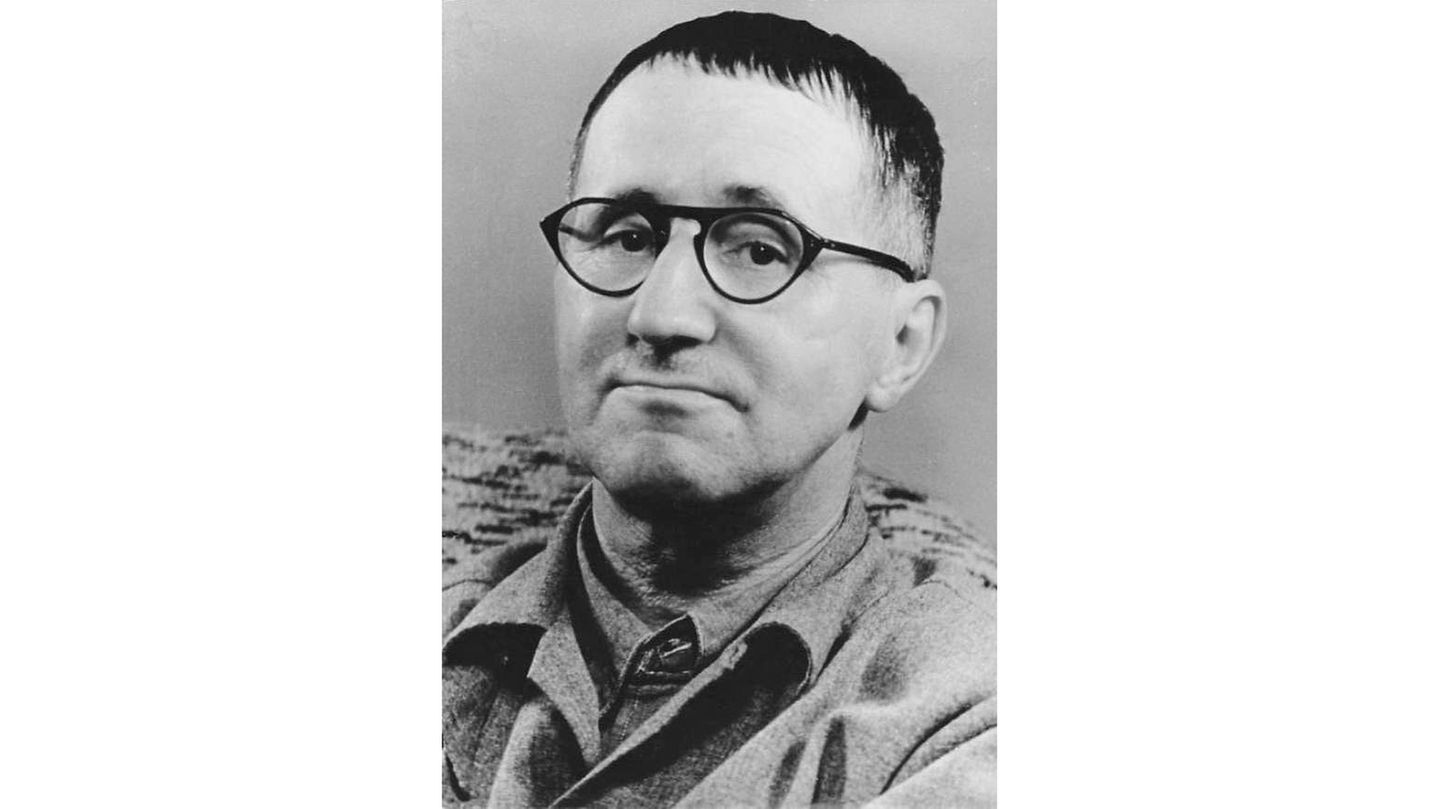 Bertolt Brecht, Autor der Dreigroschenoper.