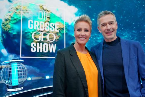 Sonja Zietlow und Dirk Steffens bei der großen GEO Show