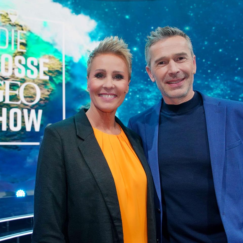 Sonja Zietlow und Dirk Steffens bei der großen GEO Show