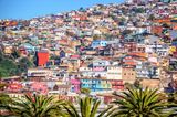 Bunte Häuser von Valparaiso