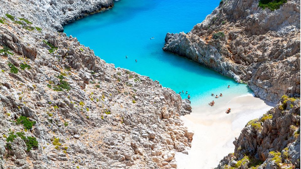 Seitan limania Beach auf Kreta Seitan limania Beach auf Kreta