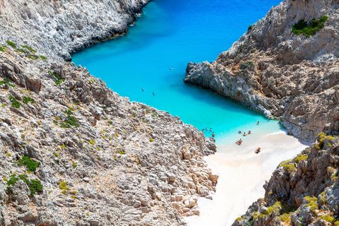 Seitan limania Beach auf Kreta