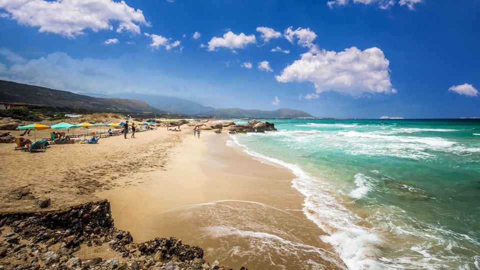 Falassarna Beach auf Kreta Falassarna Beach auf Kreta