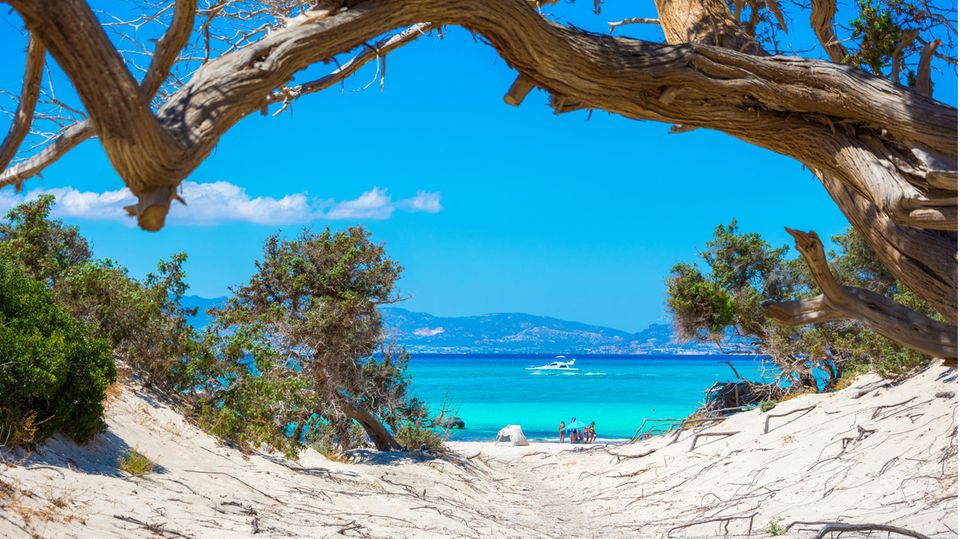 Chrissi Island mit Blick auf Kreta