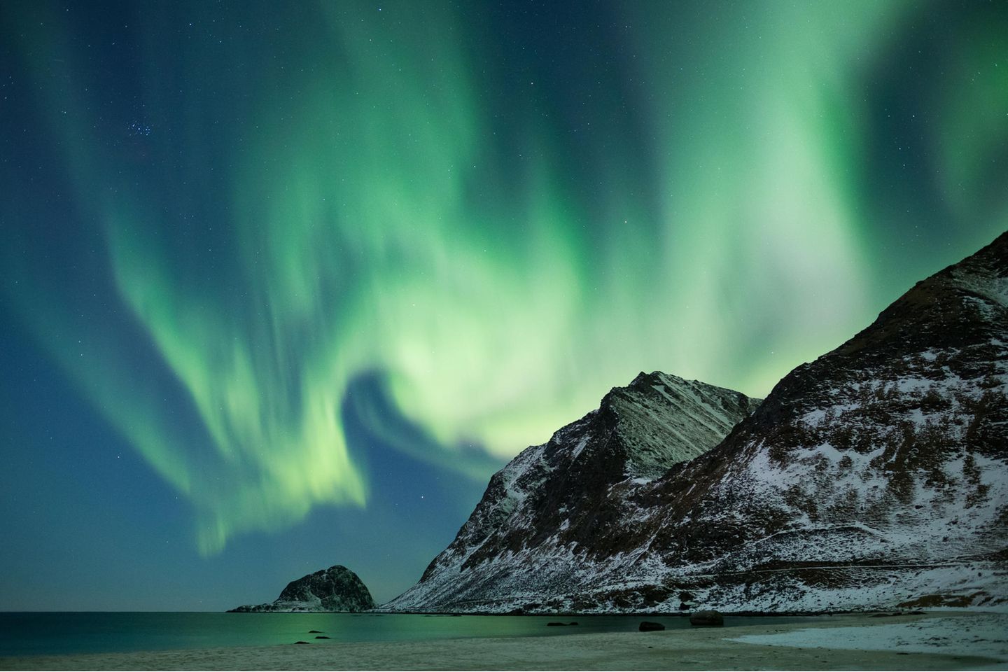 Platz 1: Haukland Beach Platz 1: Haukland Beach