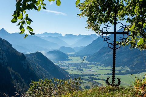 Ausblick vom Falkenstein ins Tal