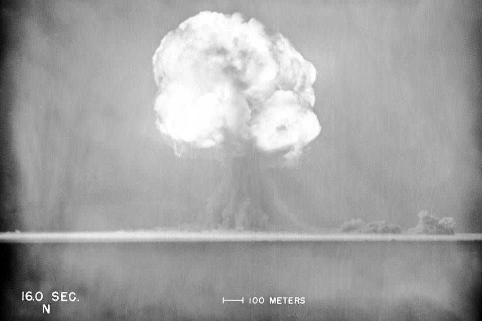 Bild eines Atombombentests