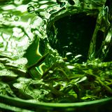 Grüner Tee in einem Glas