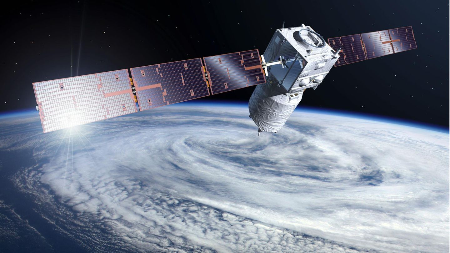 Soll runterkommen – und zwar schnell: der Satellit "Aeolus"