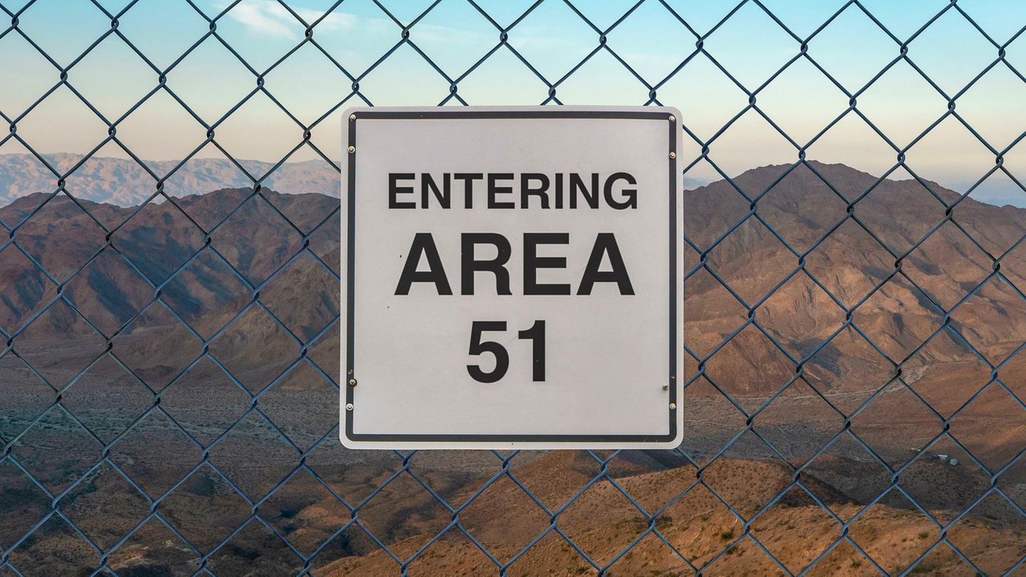 Schild an der Area 51