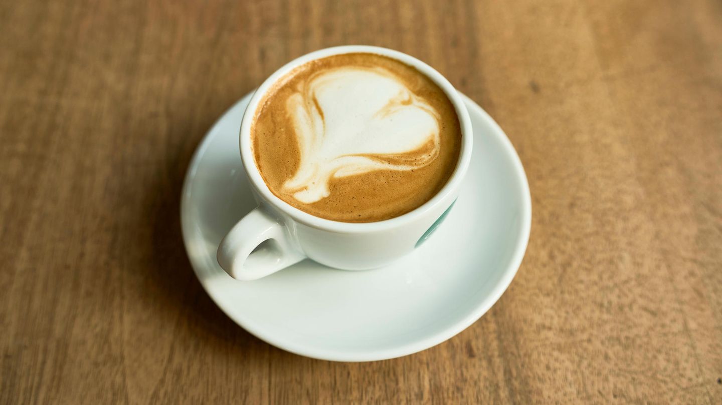 Ein Cappuccino mit Hafermilch