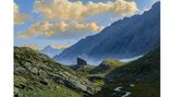Bergige Landschaft am Monviso