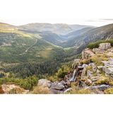 Blick über das bewaldete Riesengebirge