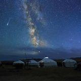 Sternenklare Nacht in der Mongolei