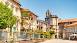 Der alte Ortskern von Pontevedra in Galician