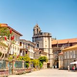 Der alte Ortskern von Pontevedra in Galician