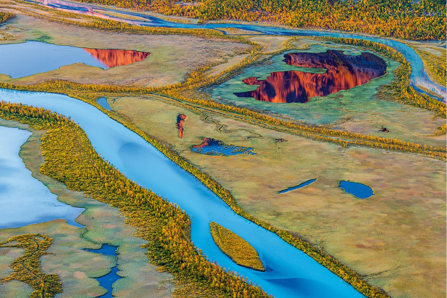 Sarek-Nationalpark in Schwedisch Lappland S. 158-159
