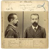 Erfinder des Mugshot Alphonse Bertillon