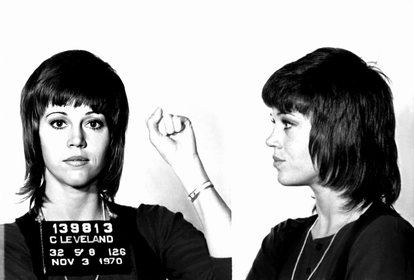 Jane Fonda: Selbstbewusst und stolz Mugshot von Jane Fonda