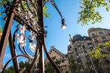 Casa Batllo by Antoni Gaudi architect in Paseo de Gracia avenue, Barcelona
