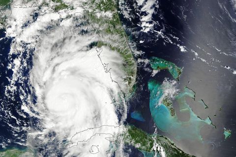 Satellitenbild des Hurrikan Idalia