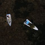 Boote auf dem Trockenen