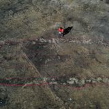 Grundriss eines Hauses. Noch ändern die Funde ofenbar nicht den bisherigen Zeitplan für das Errichten der Fabrik in 2024 