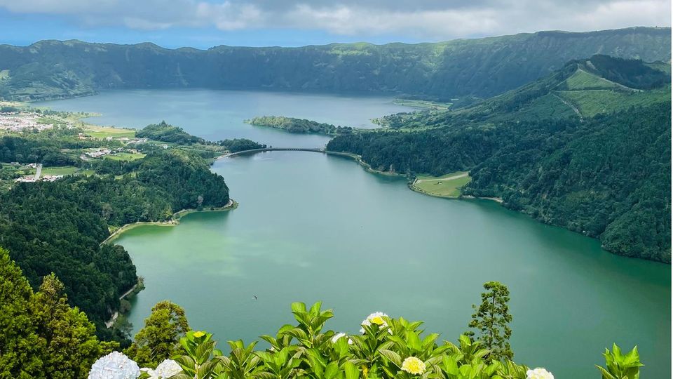 Die Seen bei Sete Cidades Die Seen bei Sete Cidades