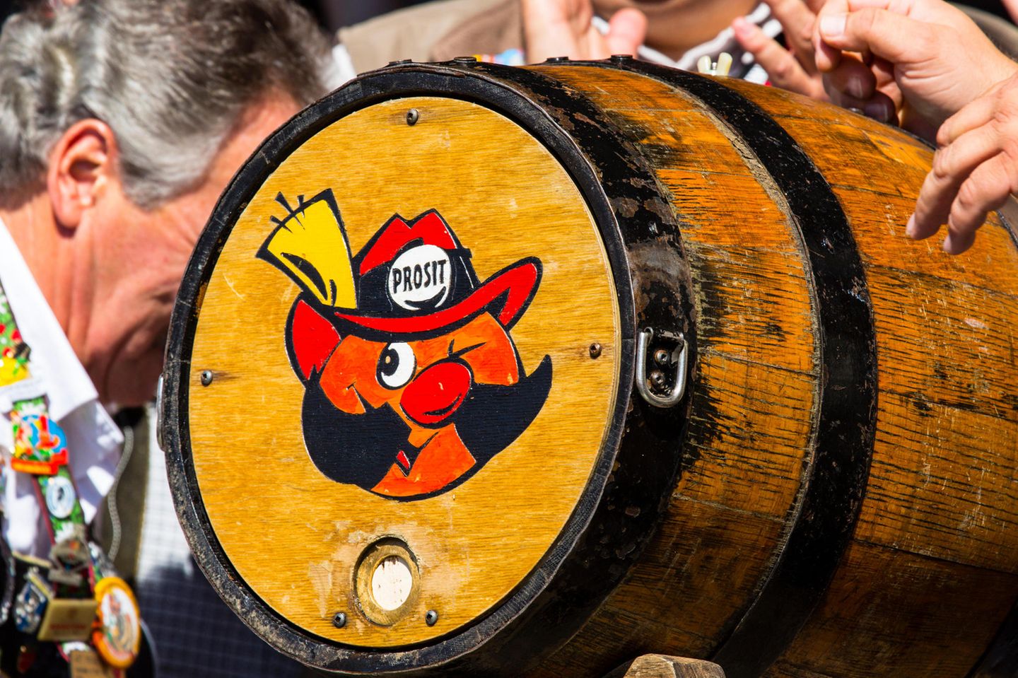 Oktoberfest in Kanada: das zweitgrößte weltweit Bierfass auf dem Oktoberfest in Waterloo