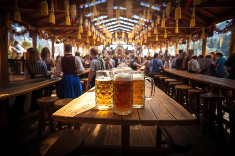 Bier hat in Deutschland zu allen Jahreszeiten Hochkonjunktur, nicht nur im Oktober