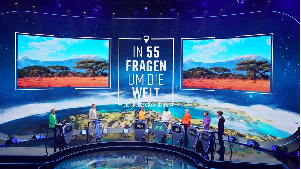 Nach ihren absolvierten Missionen treffen die prominenten Gäste im Studio auf GEO-Experten Dirk Steffens - und treten im Quiz gegeneinander an