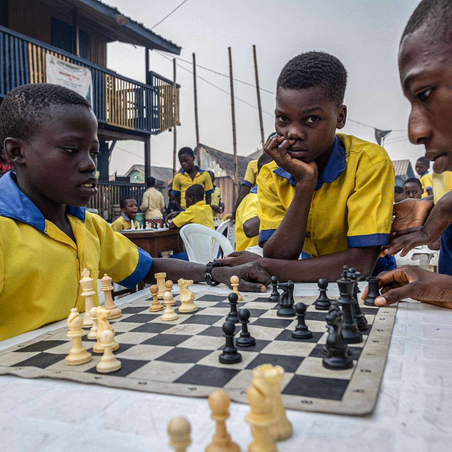 In Nigeria macht Schach im Schulunterricht Kindern Mut