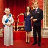England, London, Madame Tussauds, Wachsfiguren, Mitglieder der britischen Königsfamilie,