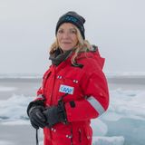Prof. Dr. Antje Boetius am Nordpol