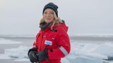 Prof. Dr. Antje Boetius am Nordpol