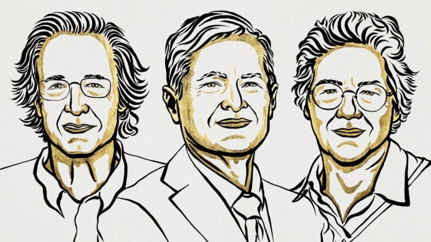 Gewonnen haben den Nobelpreis für Physik 2023 Pierre Agostini, Ferenc Krausz und Anne L'Huillier
