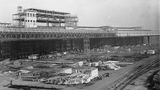 Der Flughafen Tempelhof im Bau