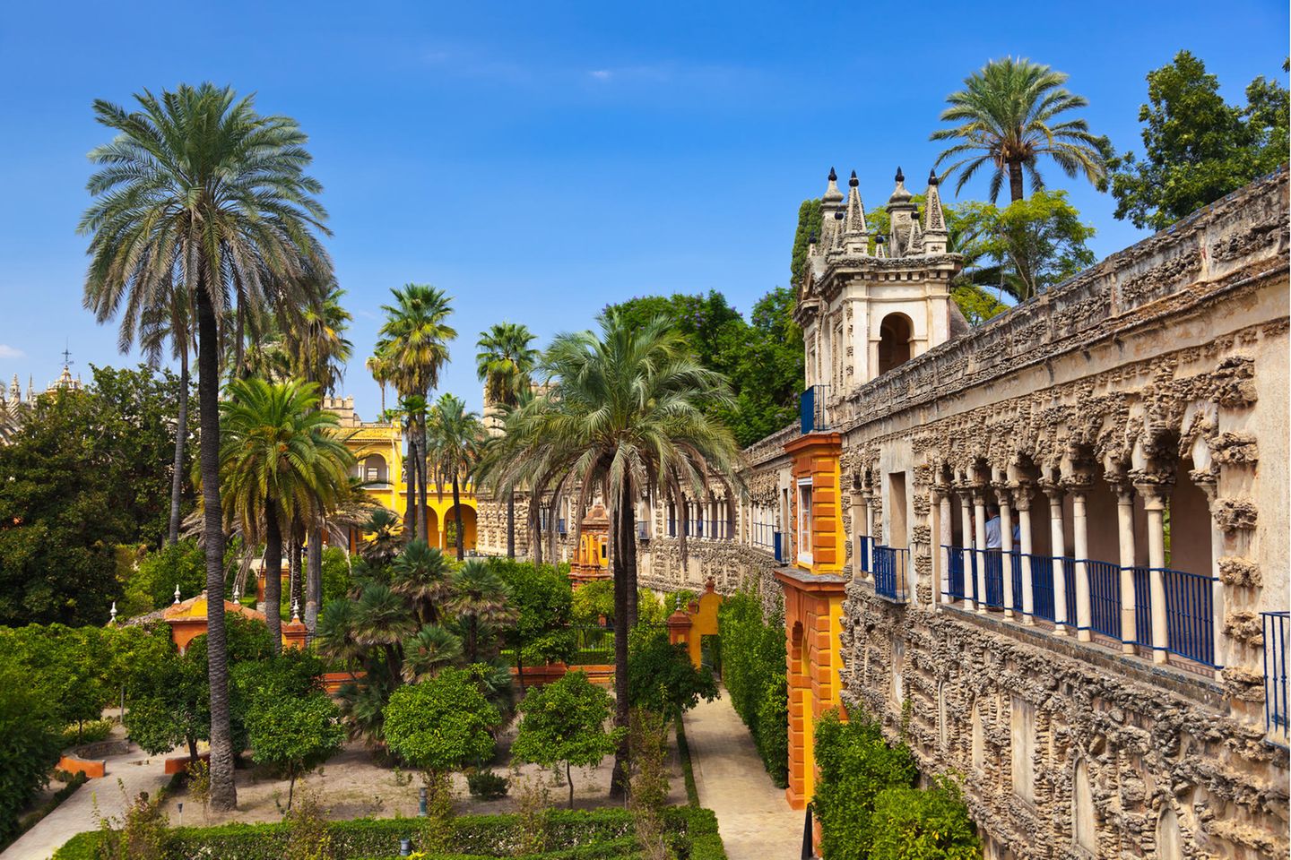 Alcázar Palast und seine Gärten