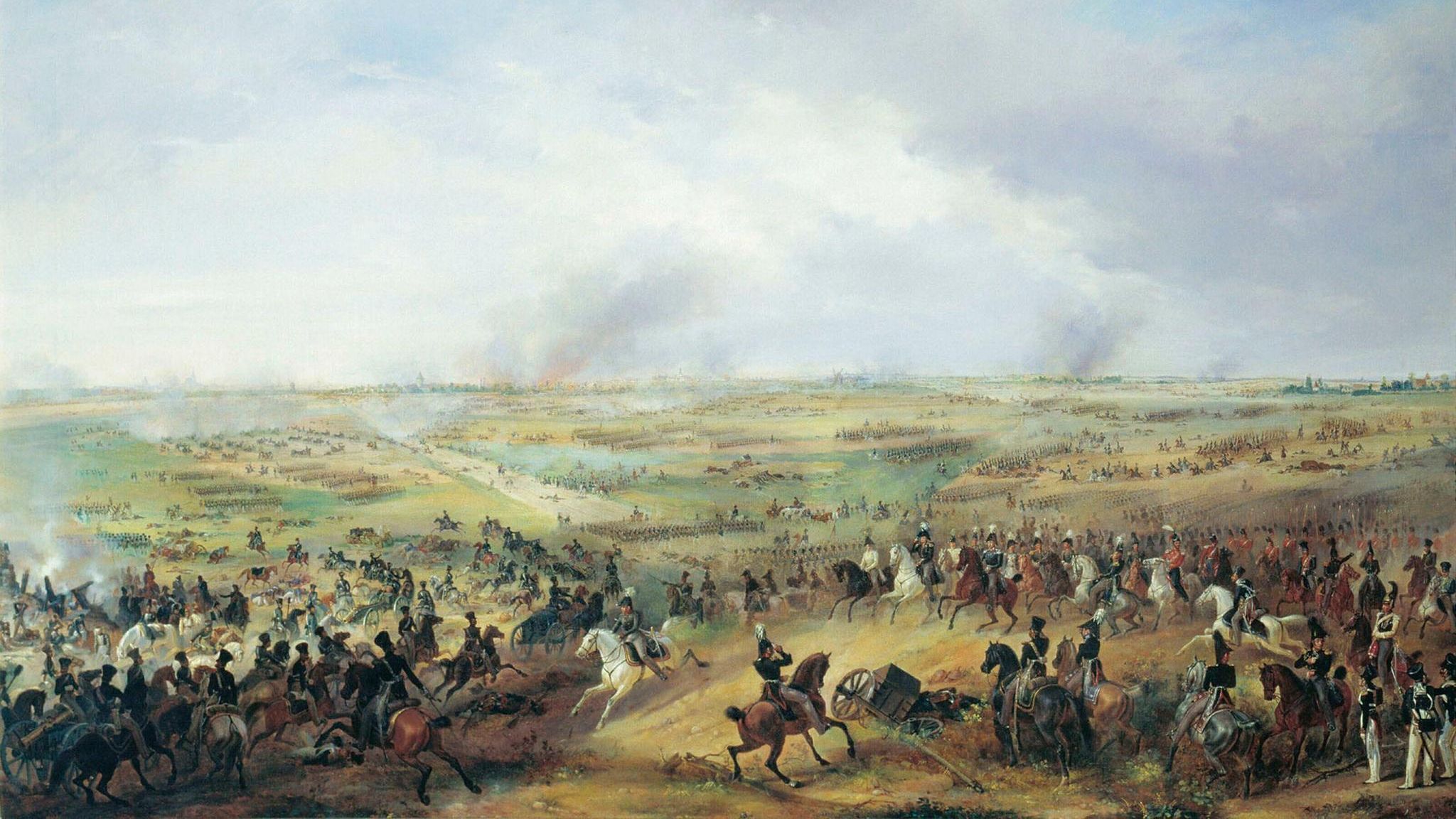 Napoleons Truppen auf der einen Seite, Preußen und Verbündete auf der anderen: Vor den Toren Leipzigs kommt es zur Entscheidung