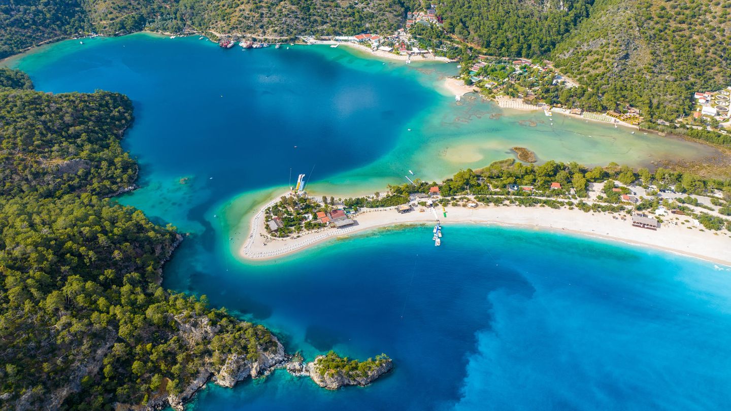 Lagune von Ölüdeniz an der lykischen Küste