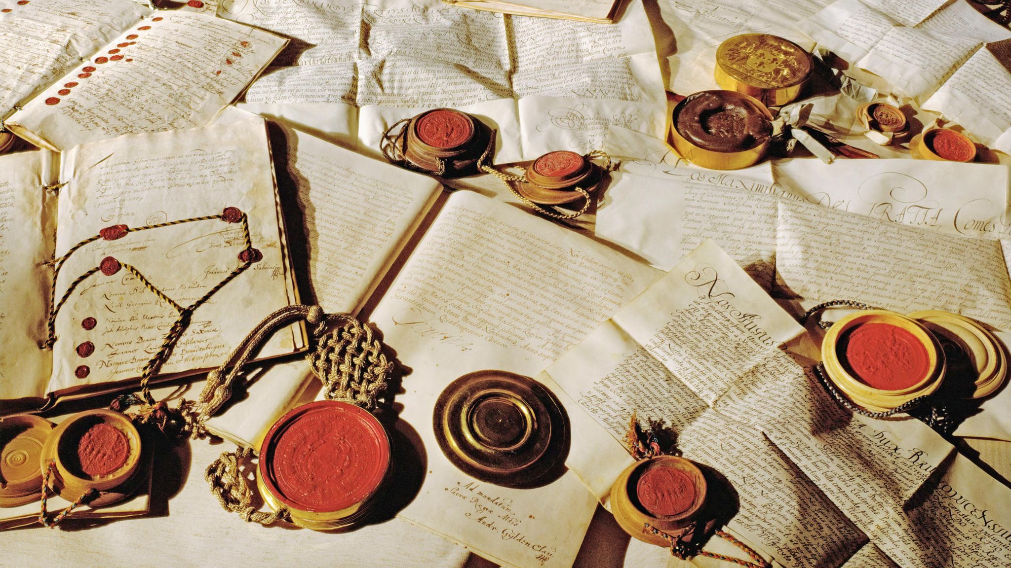 Mit Brief und Siegel erkennen die am »Westfälischen Frieden« beteiligten Mächte die im Oktober 1648 geschlossenen Verträge an