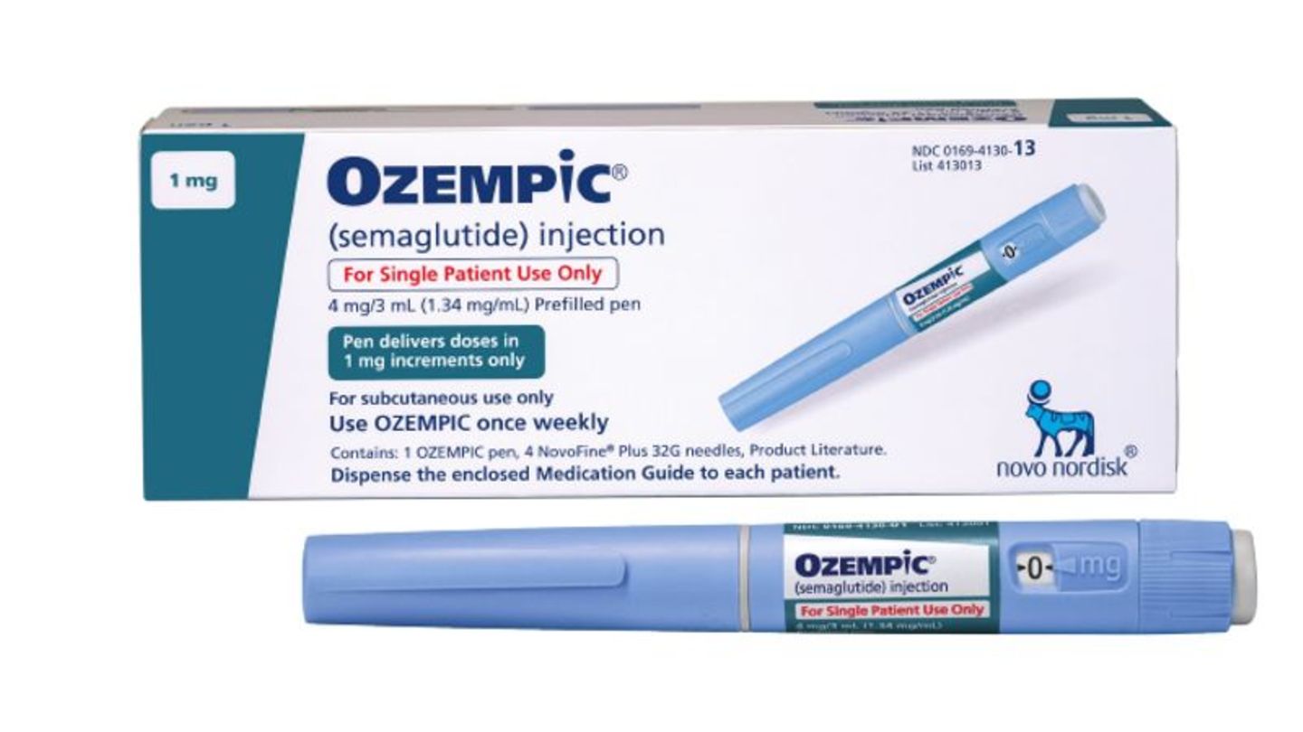 Ein Pen mit dem Original Präparat Ozempic