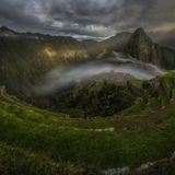 Panorama Ansicht einer Berglandschaft